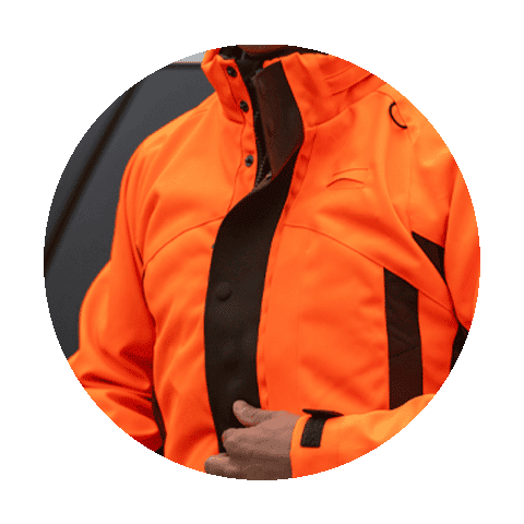 Zip detail Waterproof hunting jackets